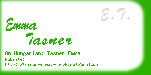 emma tasner business card